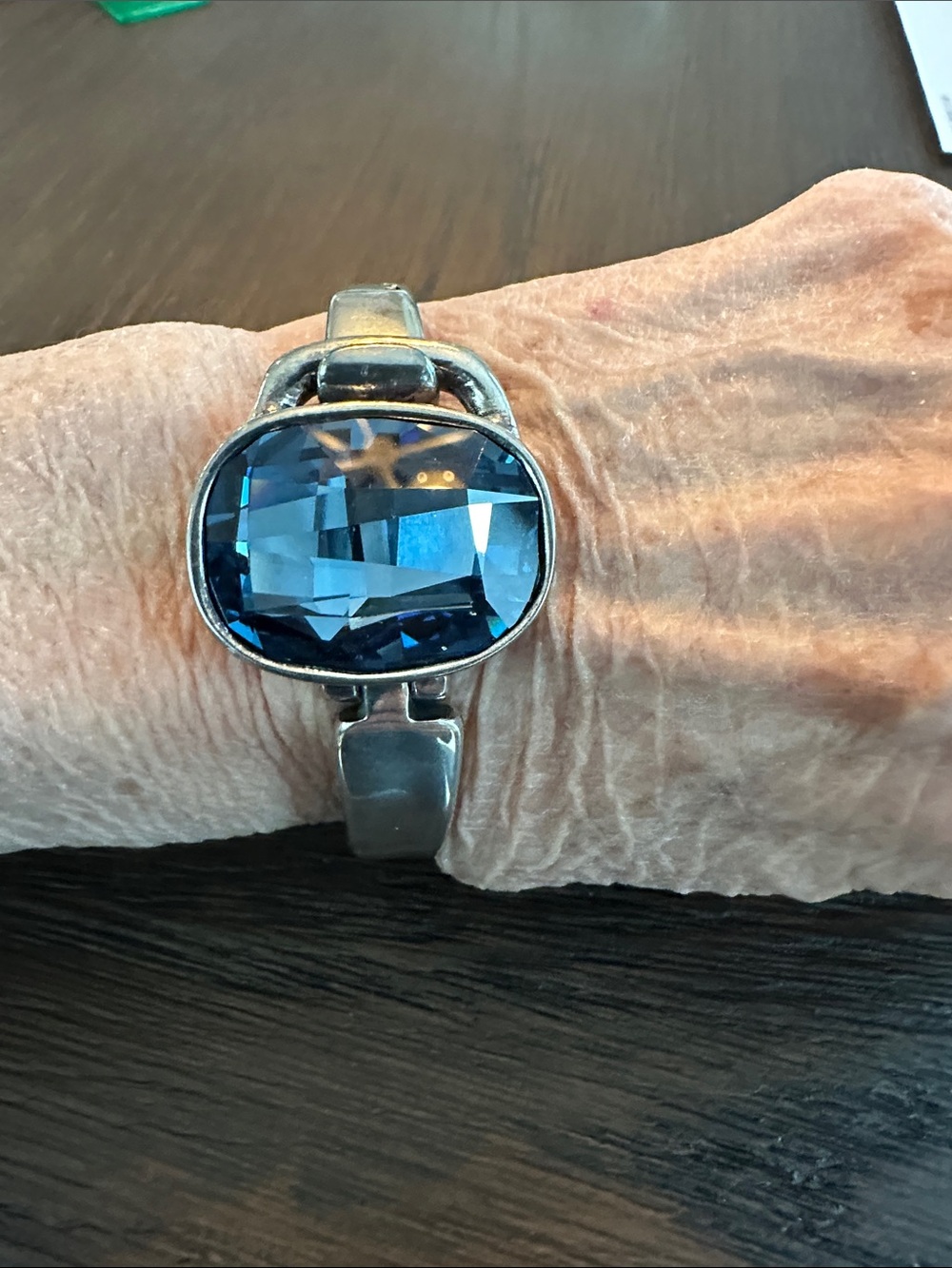 Uno de 50 Blue Crystal Accent Smart Bracelet - Blue